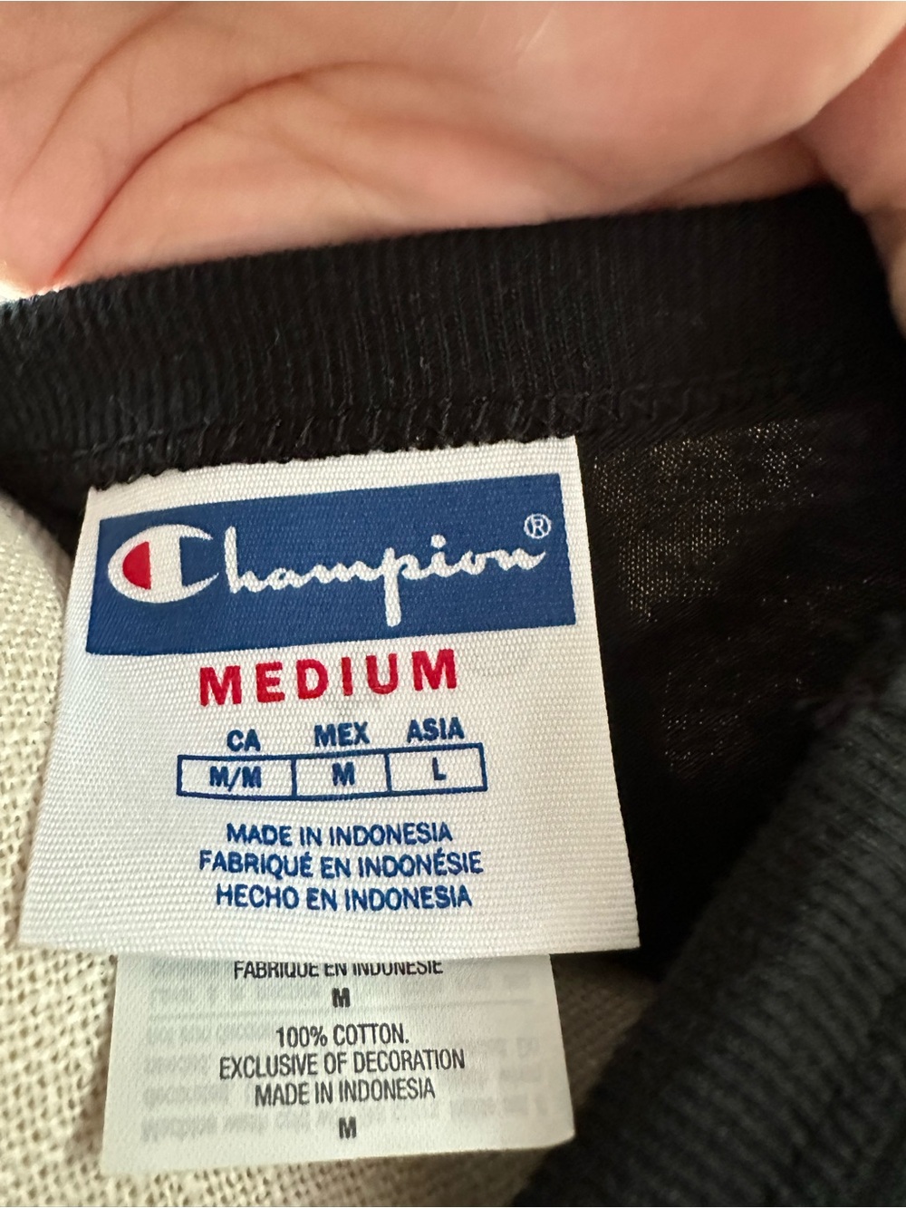 Champion Men’s Black T-Shirt with Gold Crest Graphic - Picture 5 of 5